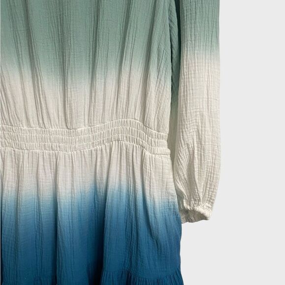 Universal Thread Tie-Dye Long Sleeve Tiered Dress Women's Size XXL Boho Artsy - Picture 9 of 16